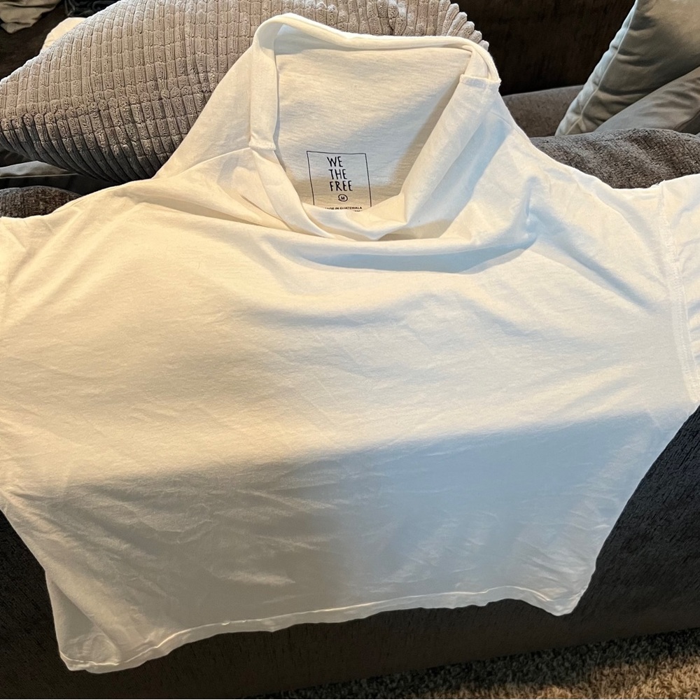 We the Free white long sleeve turtle neck